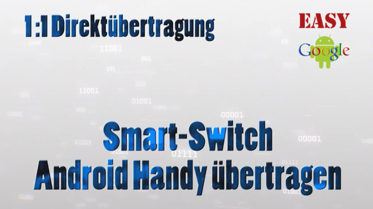 Android Handy direkt übertragen - Smart-Switch