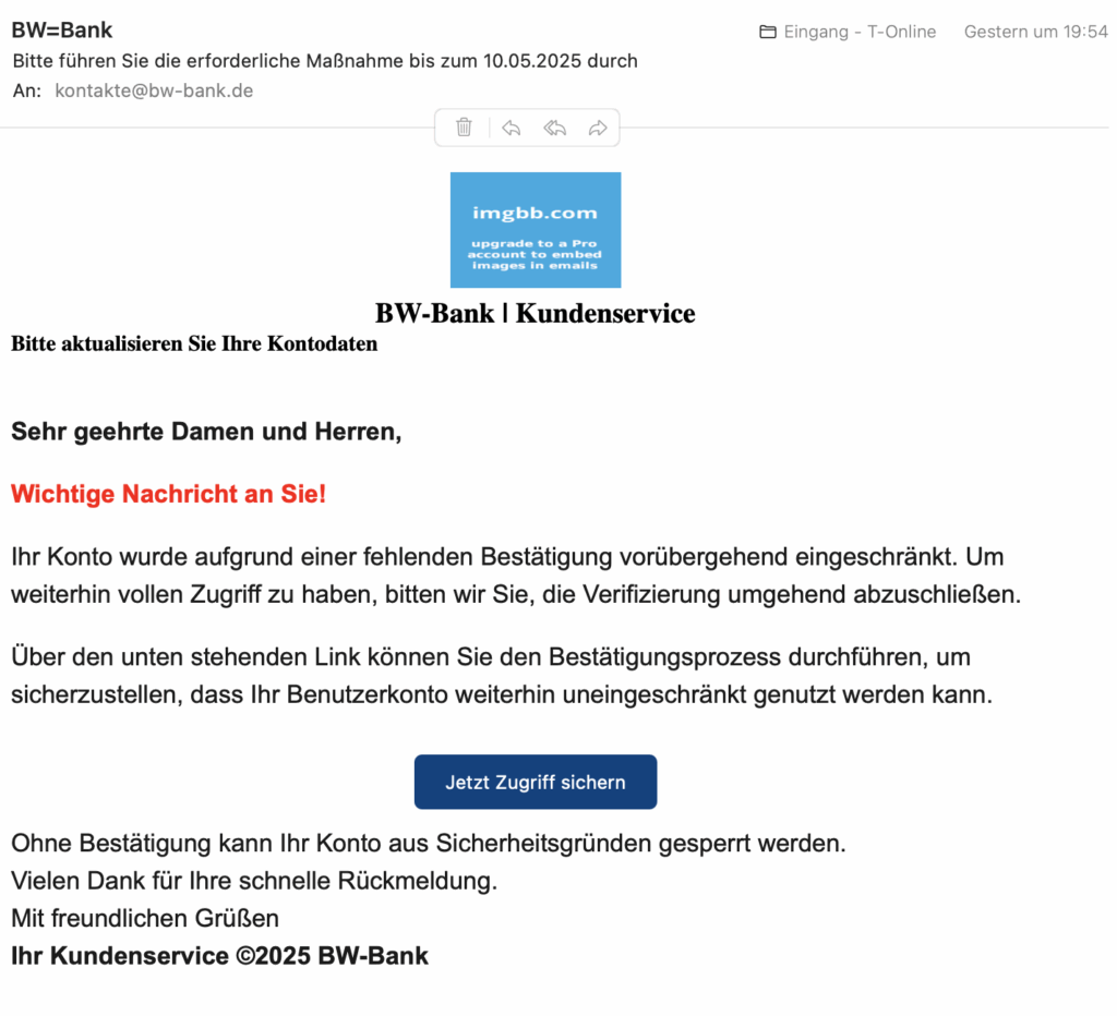 WANUNG: Neue Banken Betrugswelle - Bild 3