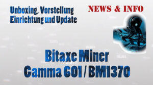 Btiaxe Gamma 601 Einrichtung