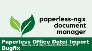 Paperless Bugfix Office-Dokumente importieren