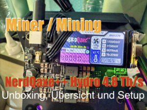 Der NerdQaxe++ Hydro Miner: Effizientes Mining mit Wasserkühlung