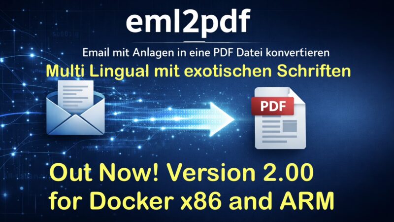 eml2pdf 2.00 Email Conversion