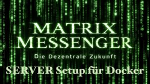 Setup Matrix Server Docker