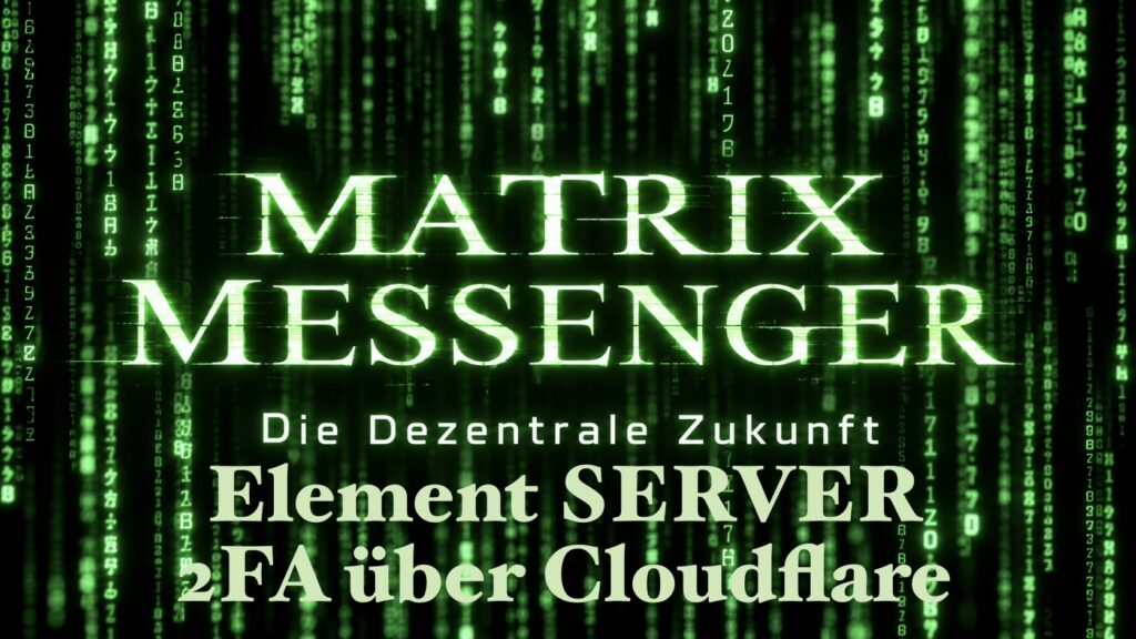 You are currently viewing Matrix Server Cloudflare 2FA